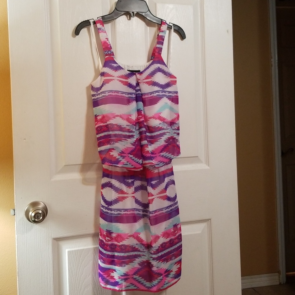 Amy Byer Print casual dress for girls